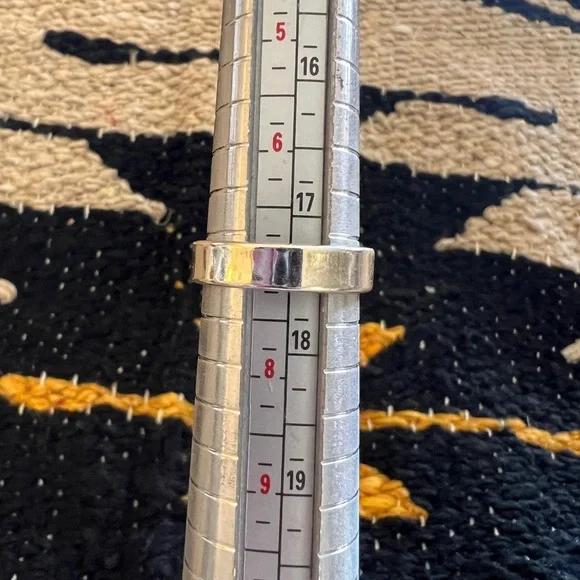 ❤️ Golden Hills Turquoise 925 Southwestern Navajo 2 Stone Adj Ring 6.2gm Unisex - Picture 9 of 16